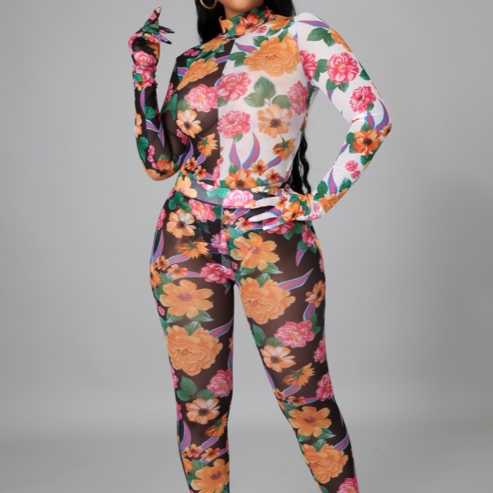 3pc. ColorBlock Blossom Flower Set - Picture 9 of 9